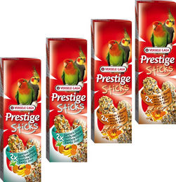 Produktbild von Versele-Laga Prestige Sticks Mixed Pack Knabberstangen für Großsittiche 560g - 4 x 140 g