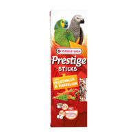Produktbild von Versele-Laga Prestige Sticks Papageien mit Gemüse und Löwenzahn Knabberstangen ohne tierisches Protein 140 g - 2 x 140 g
