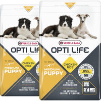 Produktbild von Versele-Laga Puppy Medium Hundefutter für mittlere Rassen mit Huhn glutenfrei 25 kg - 2 x 12,5 kg