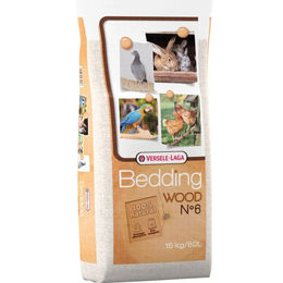 Versele-Laga Wood Bedding N° 6 Buchenholzgranulat für Ziervögel 15 kg - 60 l – Bild 1 von 2