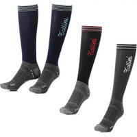 Produktbild von Verstärkte Socken Tattini aus Baumwolle Unisex Schwarz Größe 43/46