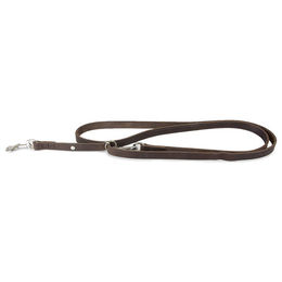 Produktbild von Verstellbare Leder-Führleine Weinheim Mocca 210 cm x 12 mm