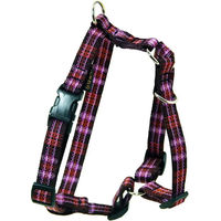 Produktbild von Verstellbares Hundegeschirr ARKA aus Nylon in Lila Bunt Größe 46-68 cm