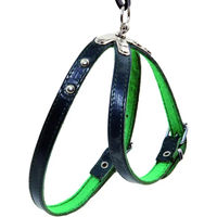 Produktbild von Verstellbares Hundegeschirr aus Rindsleder mit Nieten von Martin Sellier 45 cm