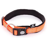 Produktbild von Verstellbares Hundehalsband ARKA aus Nylon in Orange Größe M