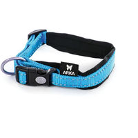 Produktbild von Verstellbares Hundehalsband ARKA Haok aus Nylon in Blau Größe S