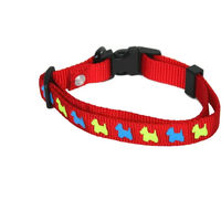 Produktbild von Verstellbares Hundehalsband aus Nylon von Martin Sellier in Rot 16 cm