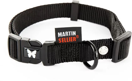 Verstellbares Hundehalsband aus Nylon von Martin Sellier in Schwarz Größe XS – Bild 1 von 1