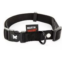 Produktbild von Verstellbares Hundehalsband aus Nylon von Martin Sellier in Schwarz Größe XS