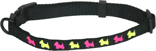Produktbild von Verstellbares Hundehalsband aus Nylon von Martin Sellier in Schwarz oder Bunt
