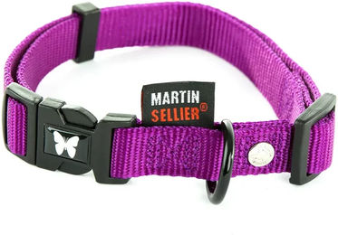 Produktbild von Verstellbares Hundehalsband Martin Sellier aus Nylon in Lila Größe XS