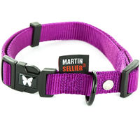 Produktbild von Verstellbares Hundehalsband Martin Sellier aus Nylon in Lila Größe XS