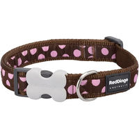 Produktbild von Verstellbares Hundehalsband Red Dingo aus Nylon für erwachsene Hunde in Braun oder Bunt