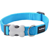 Produktbild von Verstellbares Hundehalsband Red Dingo aus Nylon für erwachsene Hunde in Türkis und Blau