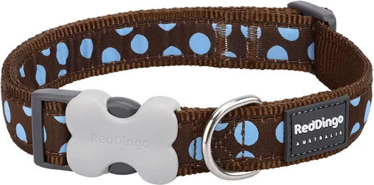 Produktbild von Verstellbares Hundehalsband Red Dingo aus Nylon in Braun oder Bunt für erwachsene Hunde