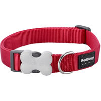 Produktbild von Verstellbares Hundehalsband Red Dingo aus Nylon in Rot für erwachsene Hunde