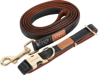 Verstellbares Hundehalsband Zolux Imao Mayfair aus Polyester in Schwarz oder Braun – Bild 1 von 1