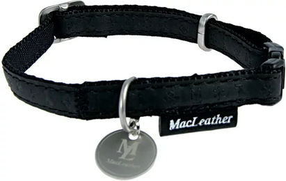 Produktbild von Verstellbares Hundehalsband Zolux Mac Leather aus Leder in Schwarz