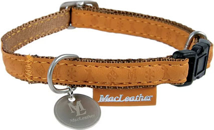 Produktbild von Verstellbares Lederhalsband für Hunde Zolux Mac Leather in Braun oder Gelb