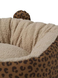 VERTBAUDET Gestepptes Hundebett aus Baumwolle für Hunde und Katzen Braun – Bild 1 von 3