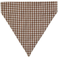 Produktbild von Vertbaudet Hund Halstuch Bandana aus Baumwolle Vichykaro Beige Braun