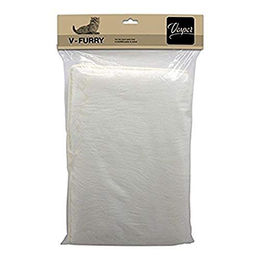 Vesper V-Furry Katzenkissen aus Plüsch 38 x 50 cm Grau Weiß zum Möbelschutz – Bild 1 von 2