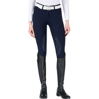 Produktbild von Vestrum Lazise Reithose Damen Mid Grip Blau Baumwolle Größe 38