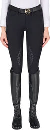 Produktbild von Vestrum Lazise Reithose für Damen mit Mid Grip aus Baumwolle Schwarz Größe 38