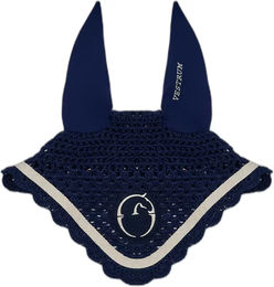 Produktbild von Vestrum Leeds Fliegenhaube für Pferde aus Baumwolle Blau