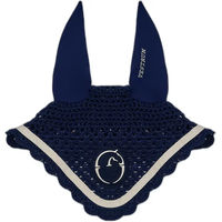 Produktbild von Vestrum Leeds Fliegenhaube für Pferde aus Baumwolle Blau
