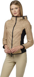Produktbild von Vestrum Lumia Daunenjacke mit Kapuze für Damen in Beige Größe XS wasserabweisend