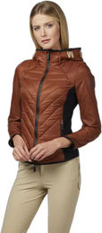 Produktbild von Vestrum Lumia Daunenjacke mit Kapuze für Damen in Braun Größe S wasserabweisend