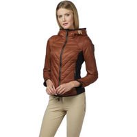 Produktbild von Vestrum Lumia Daunenjacke mit Kapuze für Damen in Braun Größe S wasserabweisend