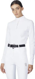 Produktbild von Vestrum Markab Reitshirt Damen Langarm Weiß Größe L