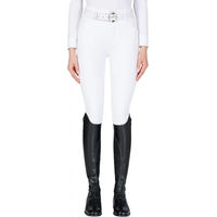 Produktbild von Vestrum Molveno Turnierhose Damen mit Mid Grip in Weiß aus TK-Gewebe Größe 42