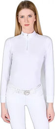 Produktbild von Vestrum Reitshirt für Damen in Weiß und Gold Größe S