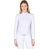 Produktbild von Vestrum Reitshirt für Damen in Weiß und Gold Größe S