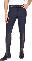 Produktbild von Vestrum San Diego Reithose für Herren mit Mid Grip und Silikon Grip in Blau