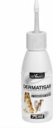Produktbild von VET-AGRO Dermatisan Aurisal Silver Ohrreiniger für Hunde und Katzen 75 ml