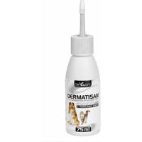 Produktbild von VET-AGRO Dermatisan Aurisal Silver Ohrreiniger für Hunde und Katzen 75 ml