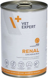 Vet Expert Renal Diätfutter Nassfutter Huhn & Reis für erwachsene Katzen zur Unterstützung der Nierenfunktion 1000g – Bild 1 von 2