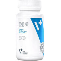 Produktbild von Vet Expert Skin & Coat Haut und Fell Nahrungsergänzungsmittel für Hunde und Katzen 30 Kapseln