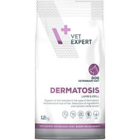 Produktbild von Vet Expert Veterinary Diet Hund Dermatosis Lamm und Krill Getreidefrei Hypoallergen Trockenfutter 12 kg