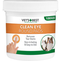 Produktbild von Vet's Best Augenreiniger Pads für Hunde 100 Stück
