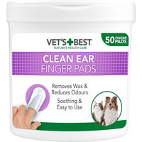 Produktbild von Vet's Best Ohrenreiniger Fingerpads für Hunde und Katzen 100 Stück