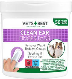 Produktbild von Vet's Best Ohrenreiniger Fingerpads in der Spenderbox