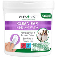 Produktbild von Vet's Best Ohrenreiniger Fingerpads in der Spenderbox