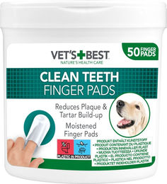 Vet's Best Zahnpflege Fingerpads zur Zahnreinigung für Hunde 50 Stück Weiß - 50 Stk. – Bild 1 von 13