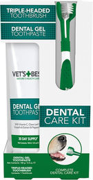 Vet's Best Zahnpflege Set für Hunde mit Zahnpasta Gel ohne Zucker 100 g - 100 ml – Bild 1 von 9