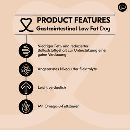 Vetality Gastrointestinal Low Fat Hundefutter für alle Altersstufen 3 kg – Bild 1 von 2